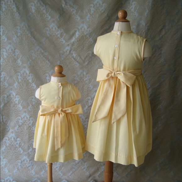 Easter Bunny Smocked Dress 100% Cotton New Spring - Picture 4 of 7